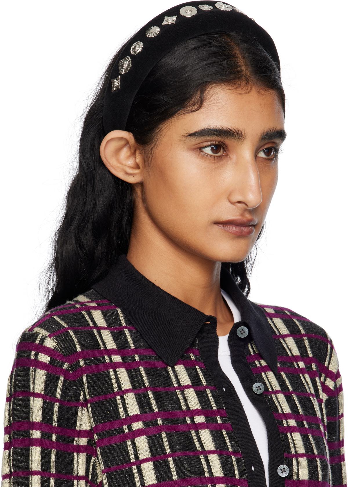 Toga Pulla Black Metal Headband