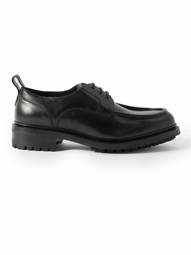 Photo: Brioni - Leather Derby Shoes - Black