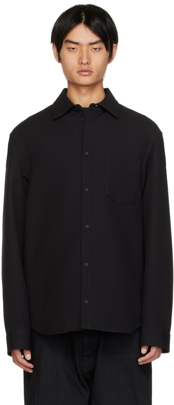 Photo: Balenciaga Black Shirt Jacket