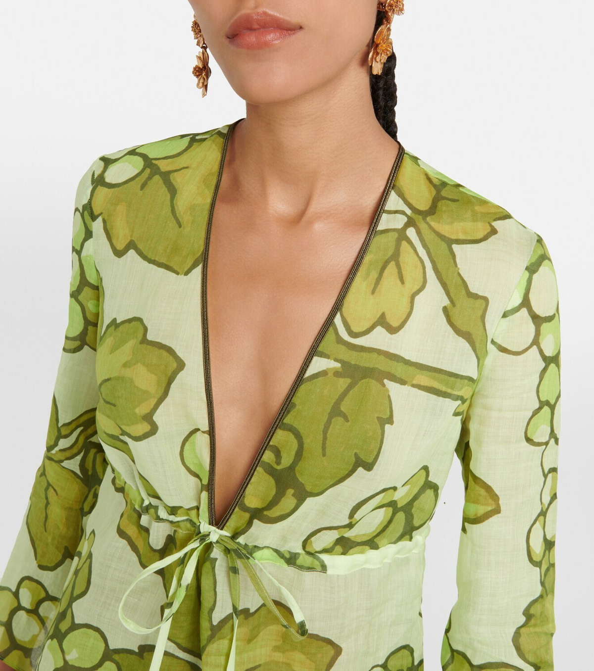 【Etro】プリント ramie tunic Etro Printed ramie tunic Etro