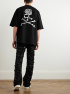 Mastermind World - Tokyo Revengers Mikey Logo-Print Cotton-Jersey T-Shirt - Black