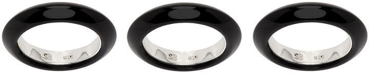 Photo: Sophie Buhai Black Onyx Clara Ring Set