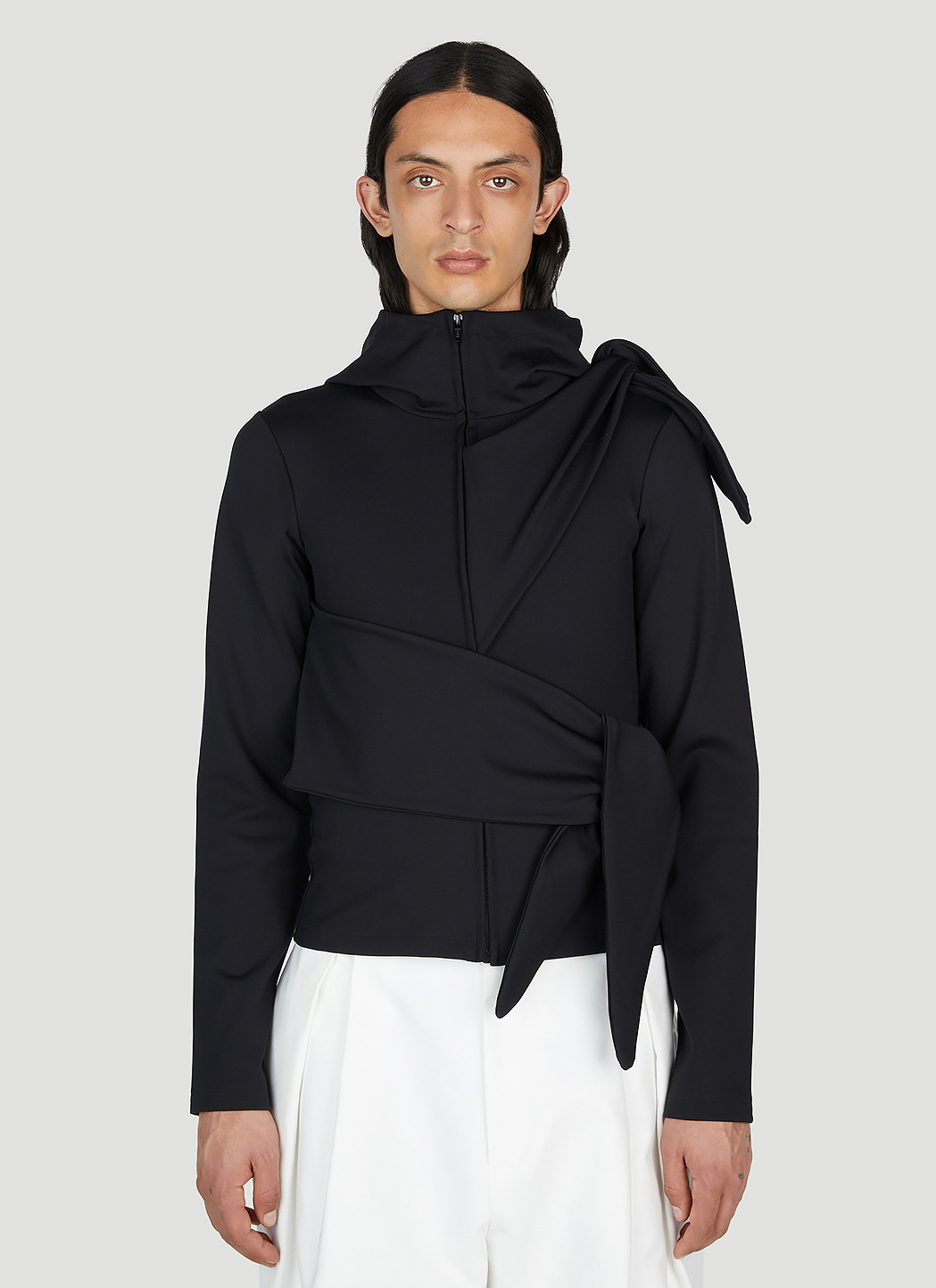 Aaron Esh Tied Hooded Sweatshirt