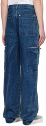 Givenchy Blue Relaxed-Fit Jeans