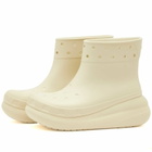 Crocs Women's Classic Crush Rain Boot in Bone