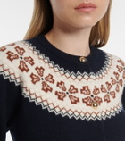 Frame Fair Isle cashmere cardigan