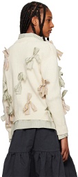Cawley Off-White Rosa Cardigan
