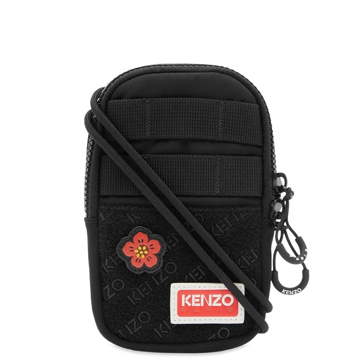 Photo: Kenzo Men's Military Phone Holder Bag in Black