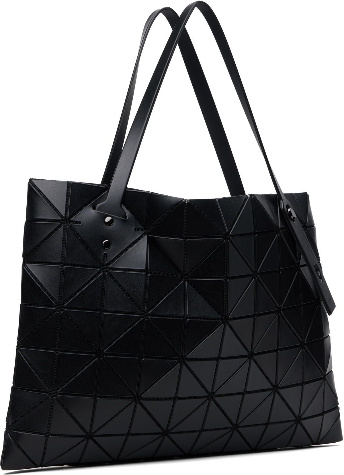 BAO BAO ISSEY MIYAKE Black Rock Matte Tote Bao Bao Issey Miyake