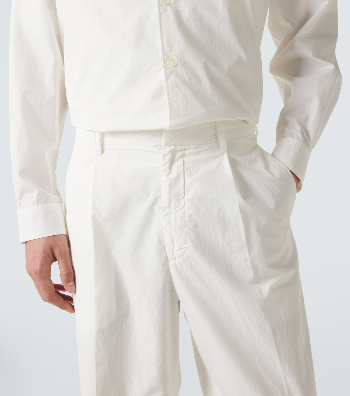 Auralee Cotton straight pants
