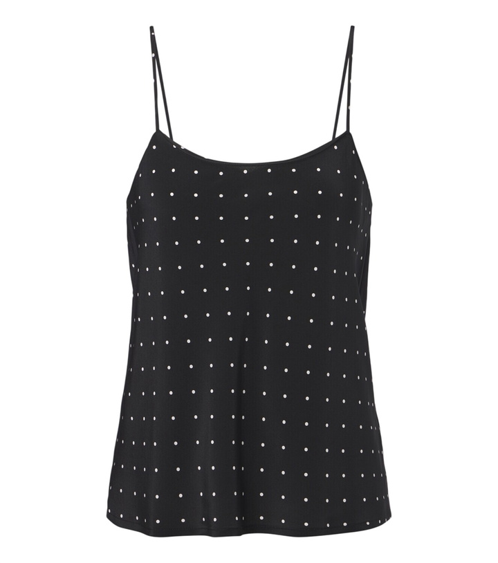 Photo: Asceno Matera polka-dot silk camisole