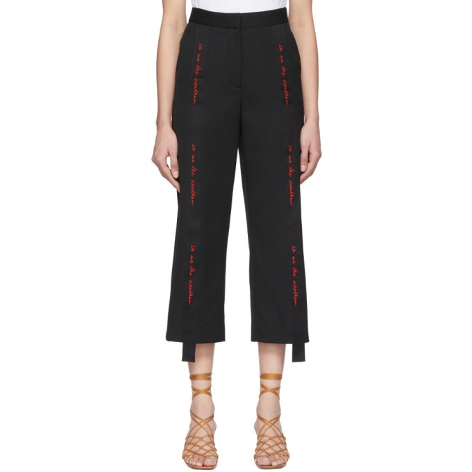 Photo: Stella McCartney Black We Are The Weather Tailored Trousers