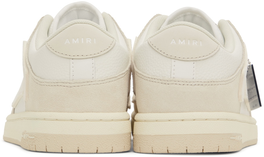 AMIRI Off-White Skel Top Low Sneakers Amiri