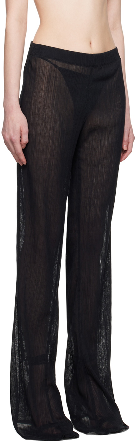 Ludovic de Saint Sernin Black Mermaid Trousers