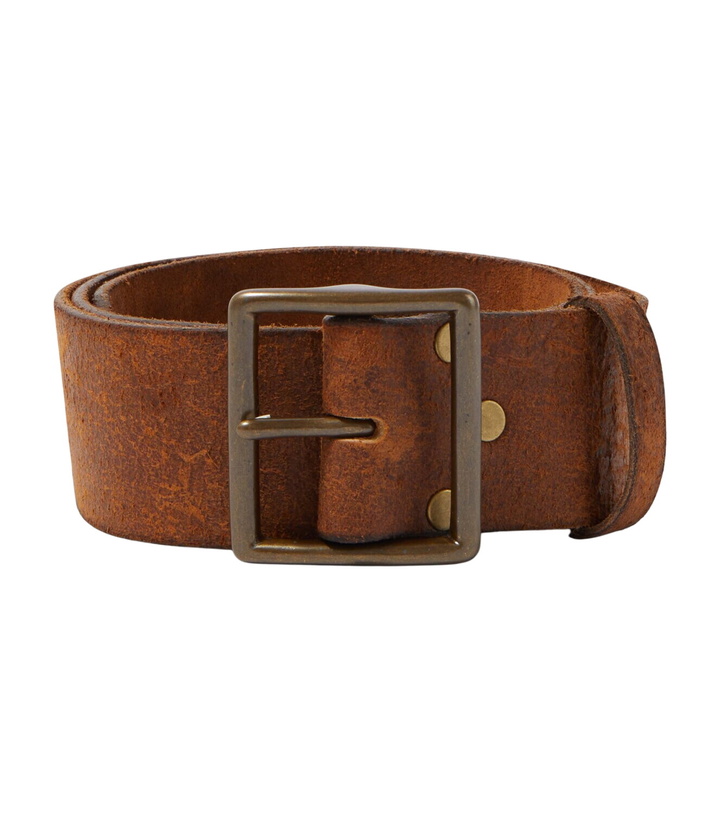Photo: RRL Jones distressed leather belt