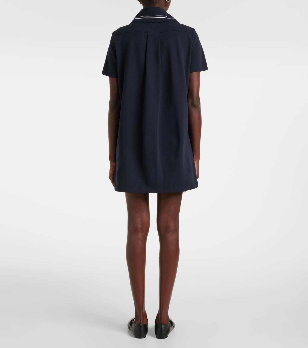 Patou Logo cotton piqué polo dress Patou Patou Logo cotton piqué polo dress Patou