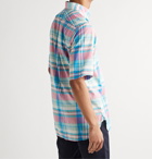 Drake's - Button-Down Collar Madras Checked Cotton Shirt - Multi