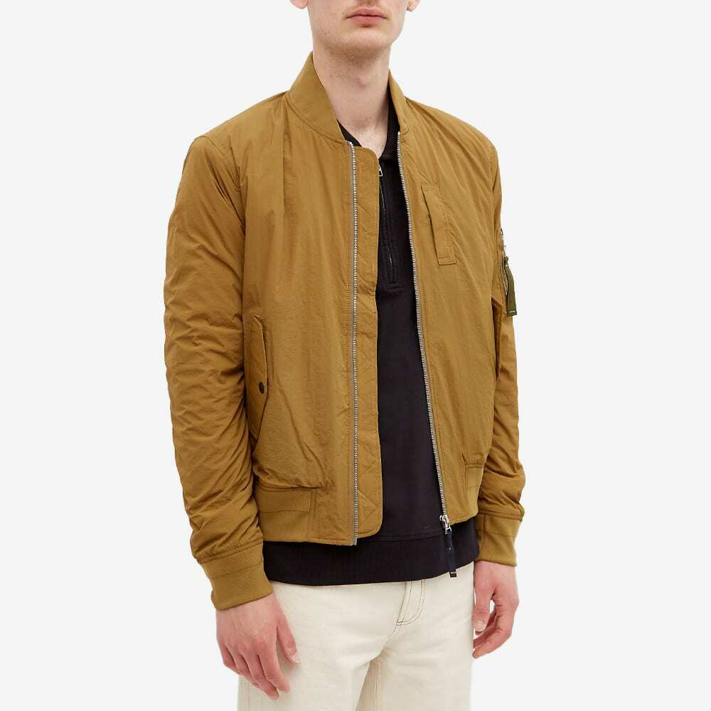 Paul Smith Men's Nylon Bomber Jacket in Green