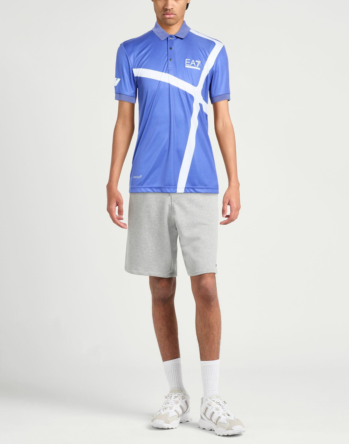 Ea7 Mens Polo shirt Azure