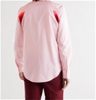 ALEXANDER MCQUEEN - Harness-Detailed Organic Cotton-Poplin Shirt - Pink