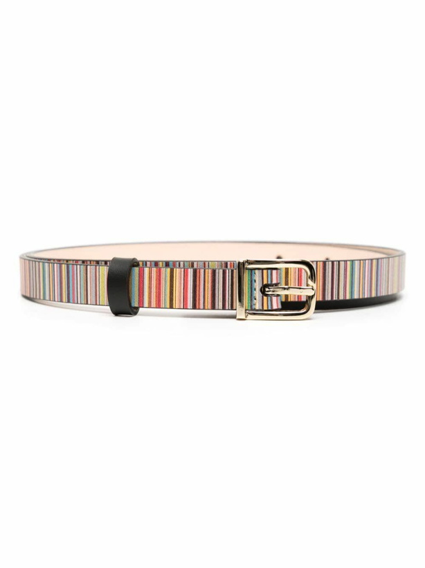 Photo: Paul Smith Women Belt Sknny Sig Stripe
