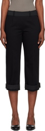 OUR LEGACY Black Sporty Capri Trousers