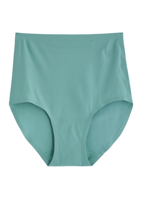 Photo: Chantelle Soft Stretch High-waist Briefs - Dark Green - One Size