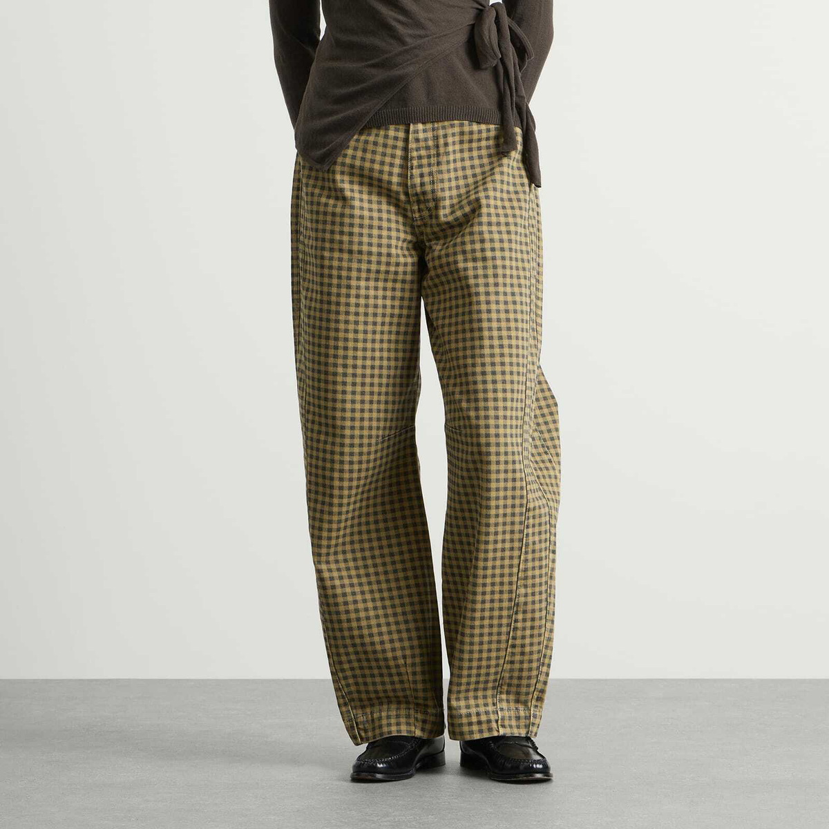 Damson Madder Women's Felix Jeans in Quince Gingham