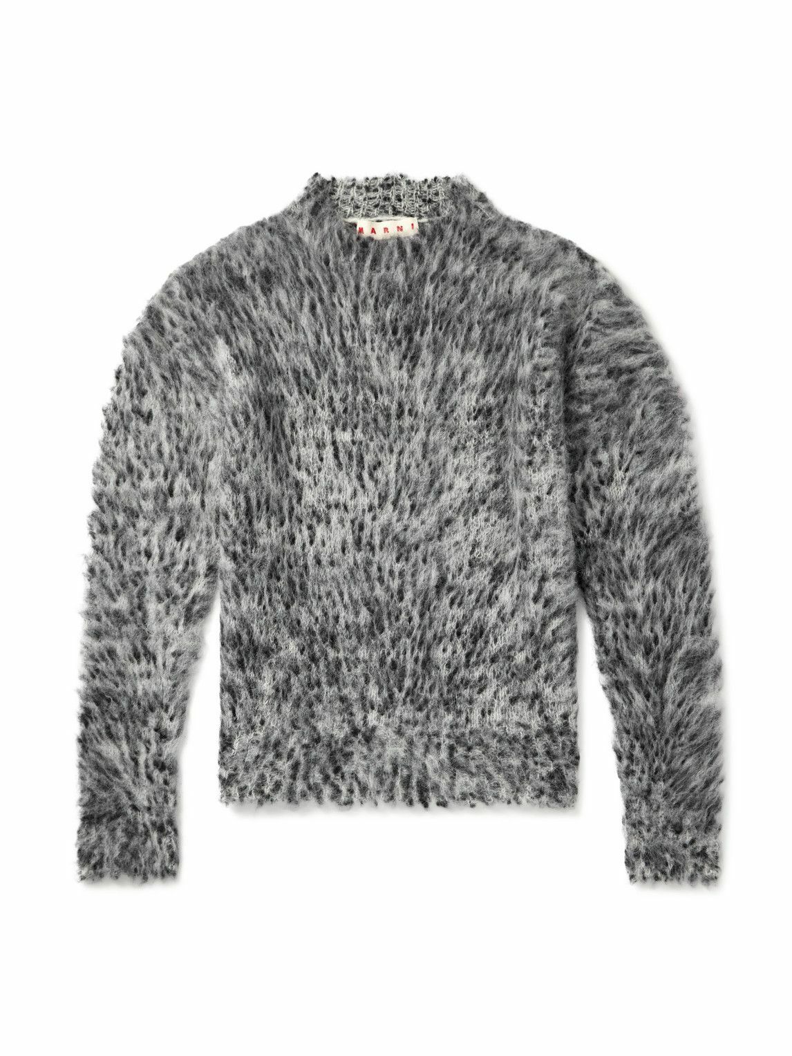 Marni - Alpaca-Blend Sweater - Gray