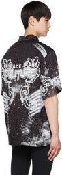 Versace Jeans Couture Black 'Space Couture' Shirt