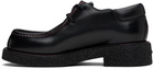 Ferragamo Black Lace-Up Derby
