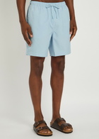 Fred Perry Logo-embroidered Shell Swim Shorts Light Blue