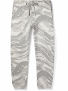 Moncler Genius - 4 Moncler HYKE Galenstock Tapered Printed Cotton-Jersey Sweatpants - Neutrals