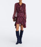 Paris Texas Anja suede knee-high boots