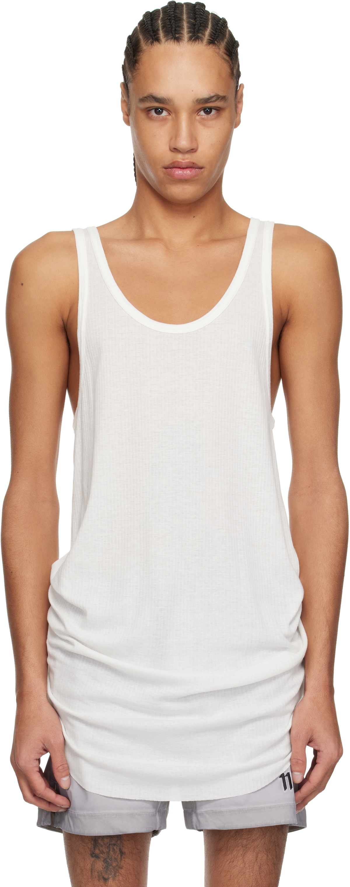 11 by Boris Bidjan Saberi Off-White T1B Tank Top