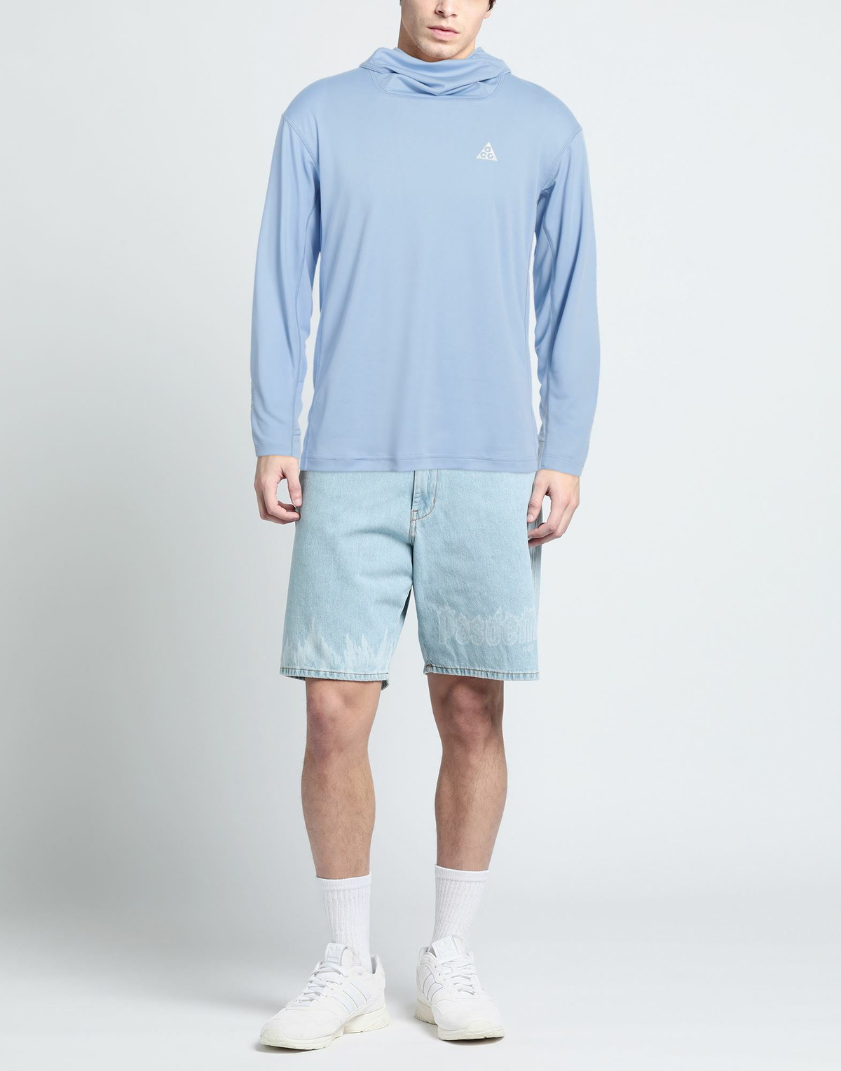Nike Acg Mens Sweatshirt Sky in Blue