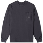 GOOPiMADE x WildThings Long Sleeve T-Shirt in Lava Smoke