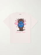 Story mfg. - Grateful Printed Organic Cotton-Jersey T-Shirt - Pink