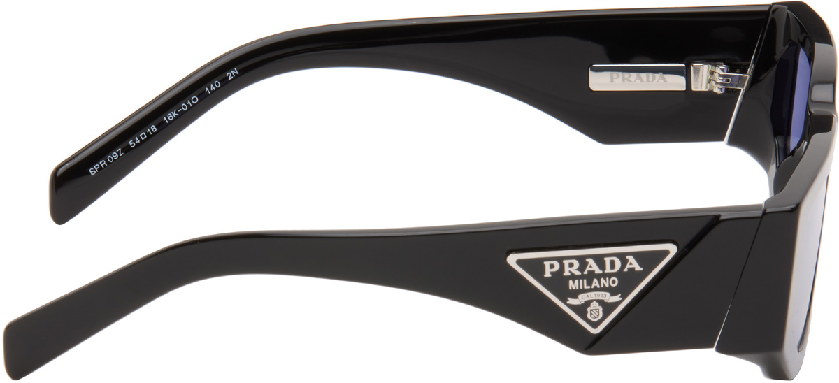 PRADA Black Sunglasses w/ Triangle Logo & Case ? Prada PR 17WS 1AB5S0 Symbole Sunglasses | In Stock - US main image 2