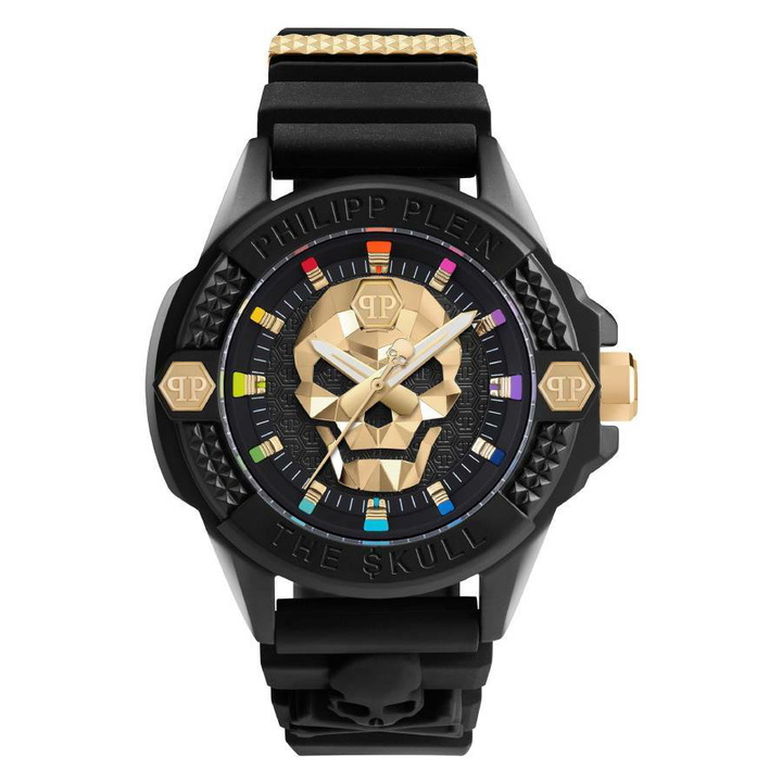 Photo: Philipp Plein The Skull Ecoceramic Quartz Black Dial Mens Watch PWUBA0223
