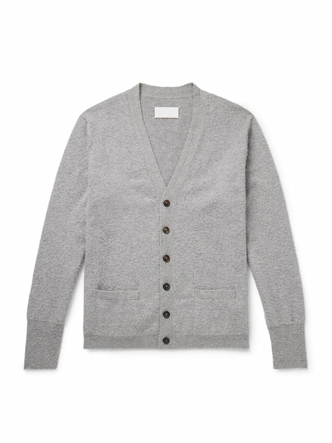 Maison Margiela - Brushed-Cashmere and Cotton-Blend Cardigan