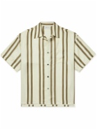 John Elliott - Striped Silk-Twill Shirt - Neutrals