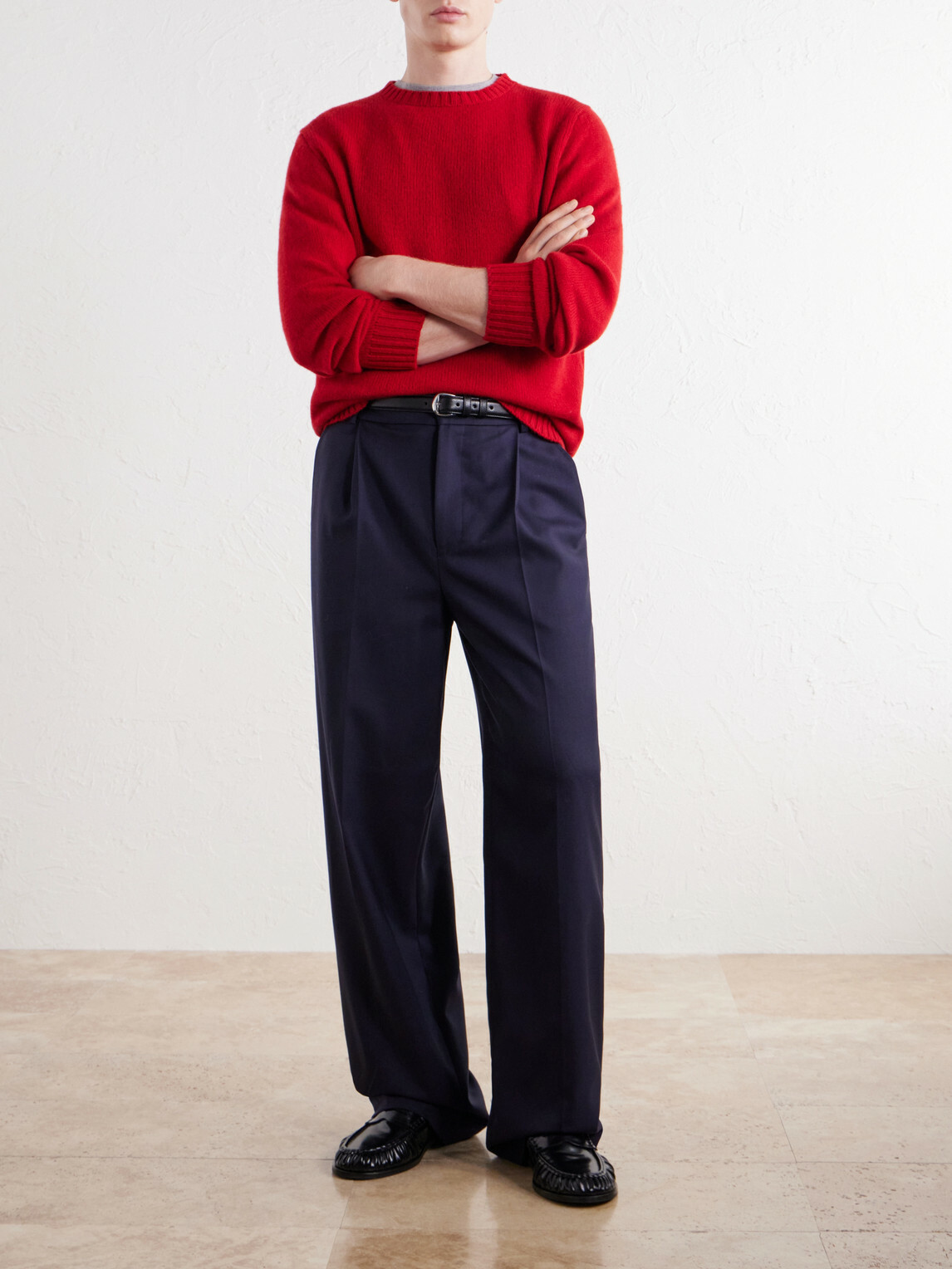 Anderson & Sheppard - Super Soft Cashmere Sweater - Red
