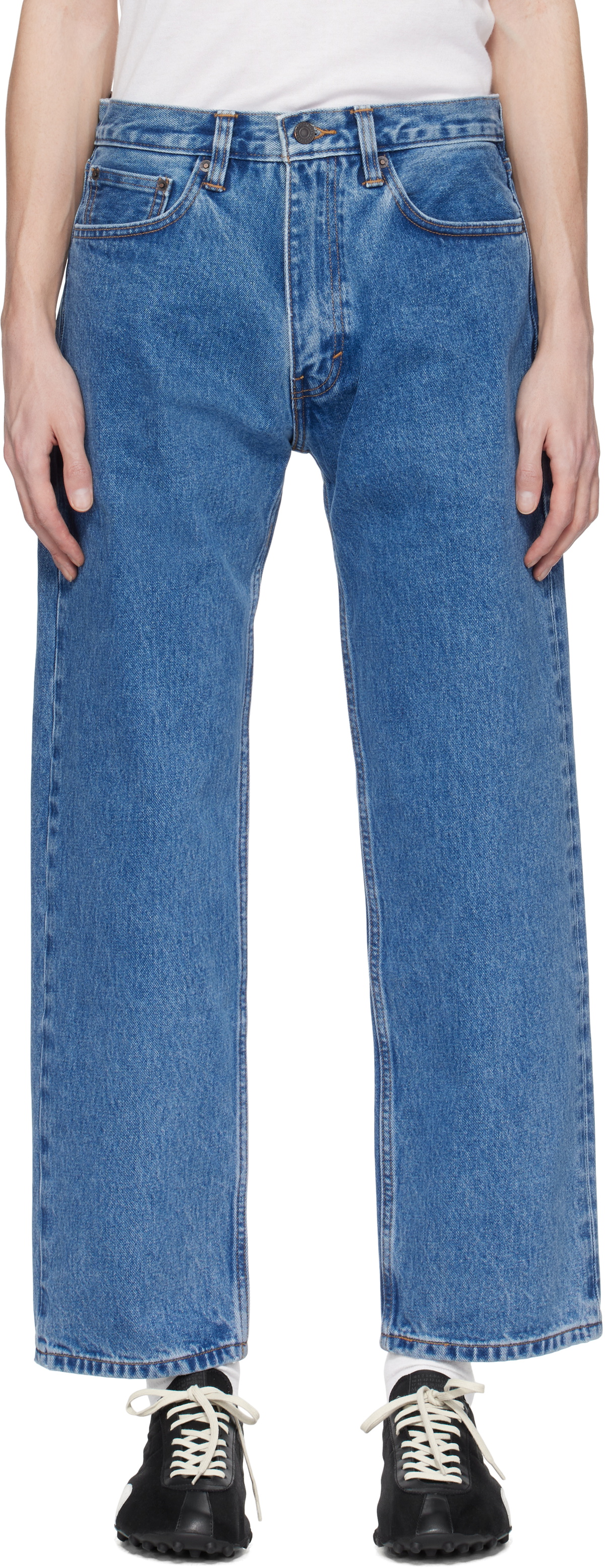 Levi's Blue Skateboarding Baggy 5 Pocket Jeans