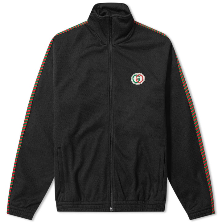 Photo: Gucci Airtex Rope Taped GG Logo Track Jacket