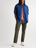 NN07 - Theo Tapered Stretch Organic Cotton-Twill Chinos - Green