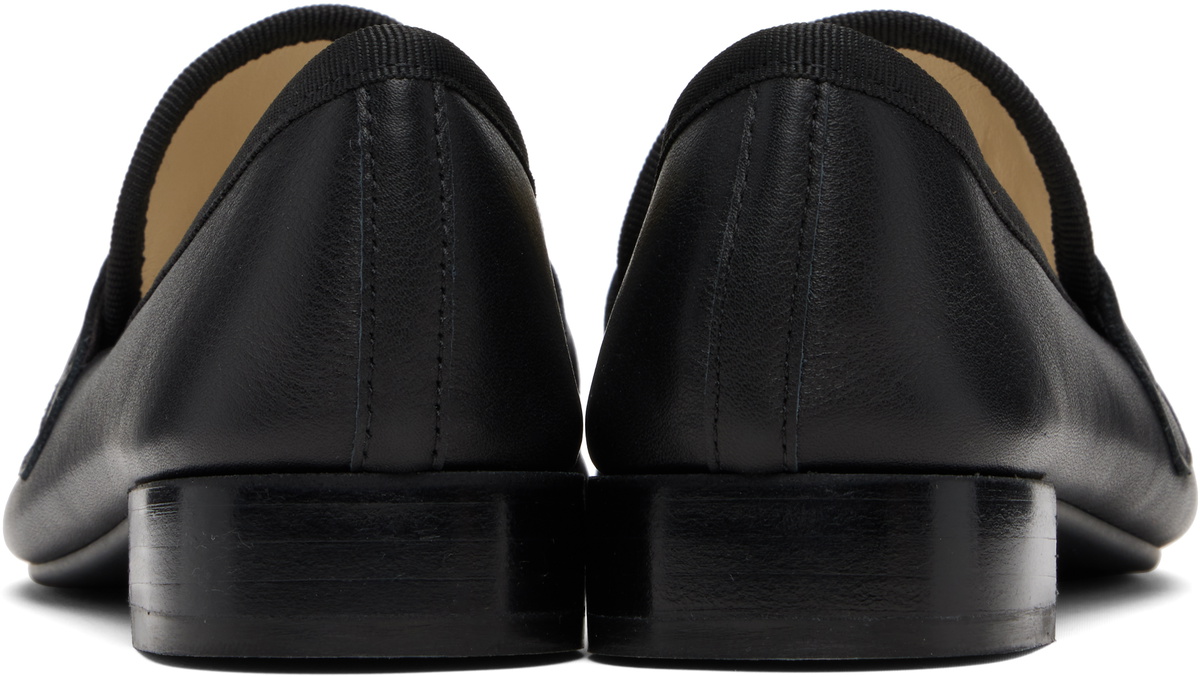 Repetto Black Michael Rubber-Sole Loafers