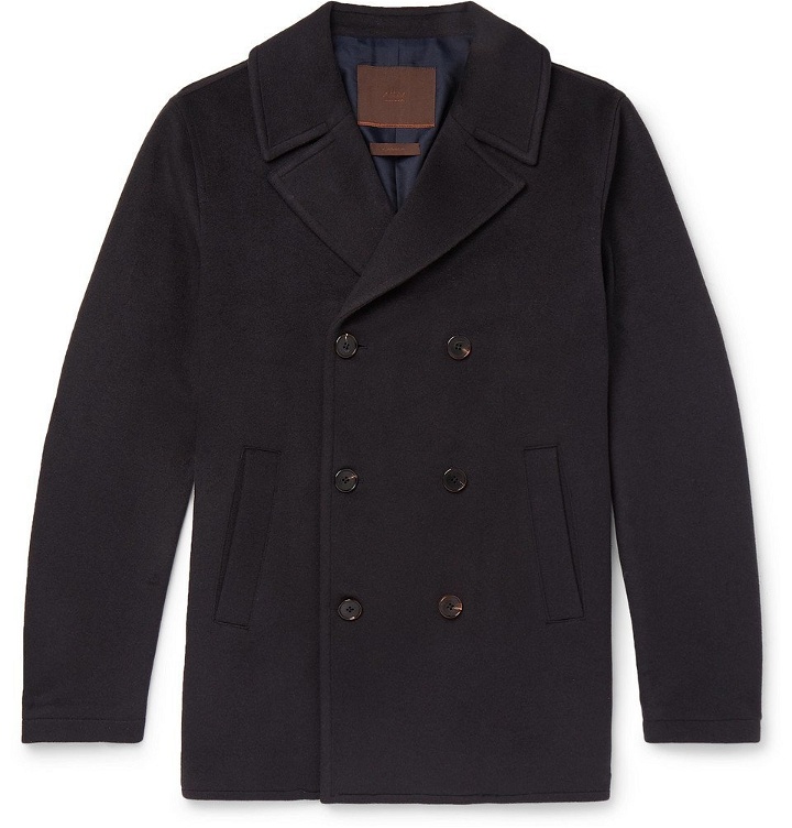 Photo: Altea - Double-Breasted Cashmere Peacoat - Men - Navy