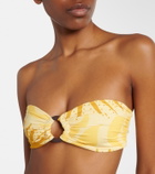 Cala de la Cruz Sandra printed bikini top