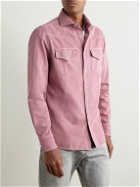 Brunello Cucinelli - Denim Western Shirt - Pink